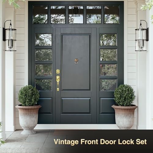 Weatherproof Front Door Handle Set