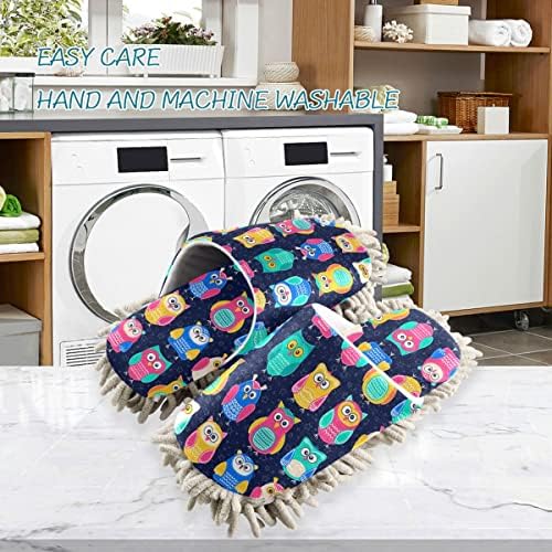 Owls Mop House Slippers for Floor Cleaning