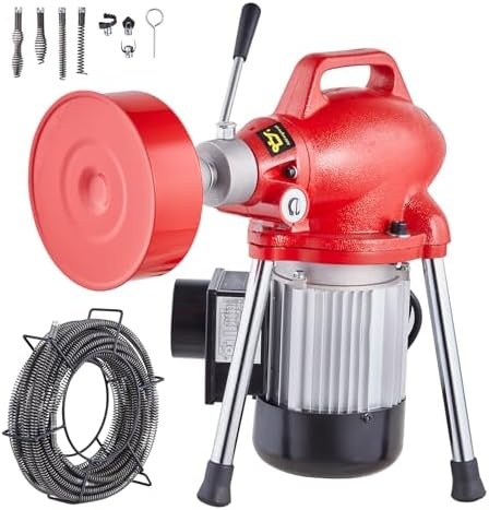 VEVOR 250W Electric Drain Cleaner with 250W Motor