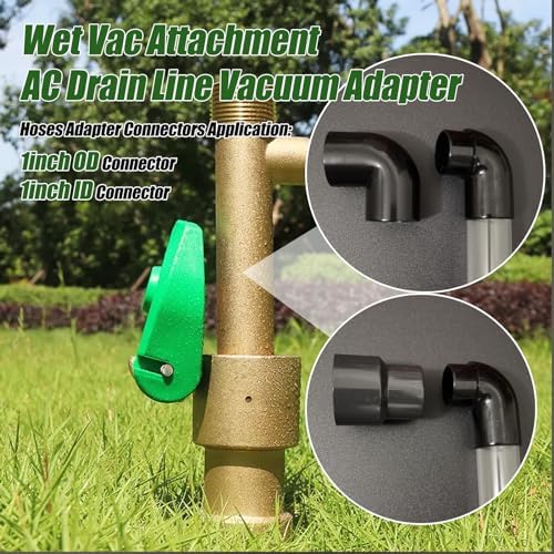 Efficient AC Drain Cleaner with Wet Vac Adapter