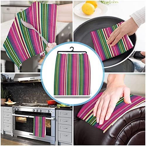 Colorful Stripes Kitchen Towels