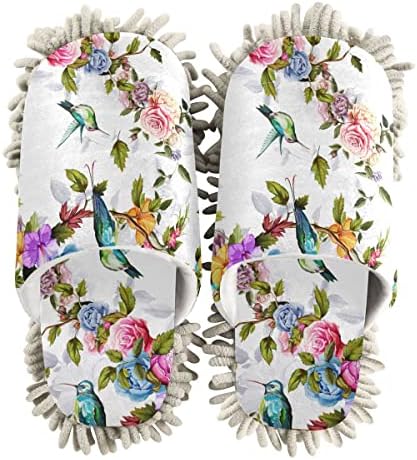 Machine Washable Spring Mop Slippers for Bathroom Kitchen Cleaning