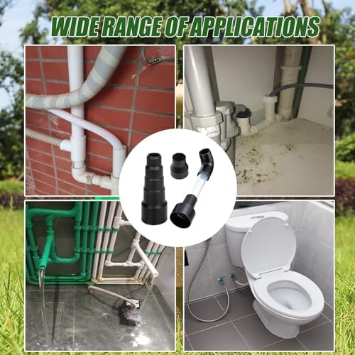 Efficient AC Drain Cleaner with Wet Vac Adapter