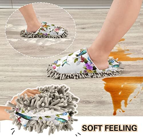 Machine Washable Spring Mop Slippers for Bathroom Kitchen Cleaning