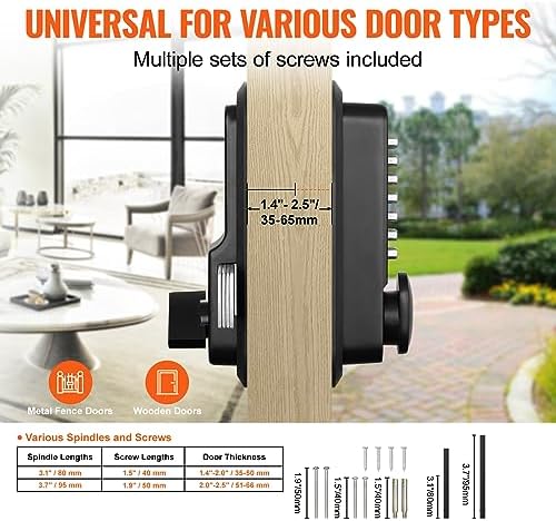 DOOR LOCK SET WITH KEEPasD Entry Door Lock