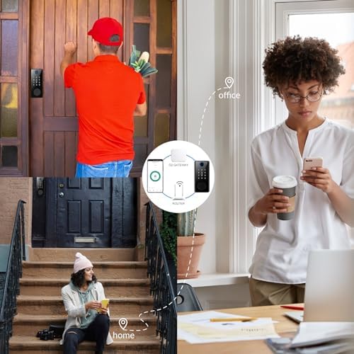 MDHAND Smart Fingerprint Deadbolt Lock Keyless Entry Front Door Security