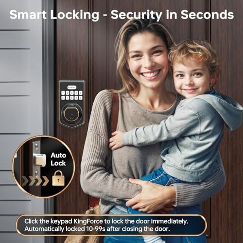 Secure Front Door with Fingerprint Entry