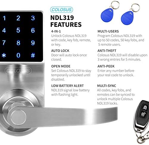 Colosus Keyless Door Lock