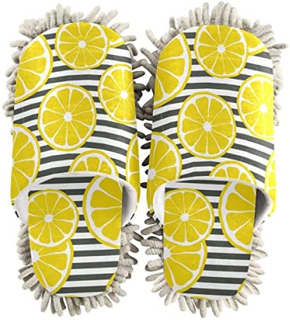 Lemons Mop House Slippers - Durable Efficient for Cleaning