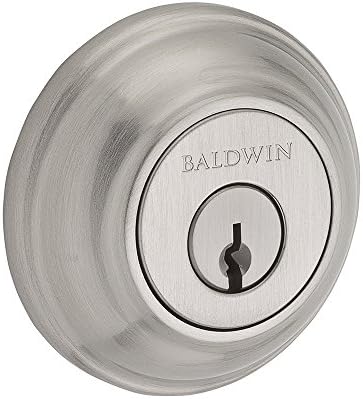 Baldwin Single Cylinder Deadbolt Satin Nickel D-Deadbolt in Door Security