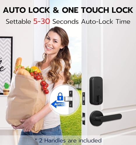 Instant Unlock Door Lock with Biometric Fingerprint Security