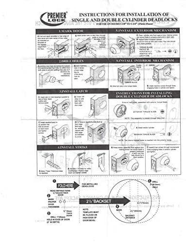 Secure Entry Door with 3-Piece Combo Lock Set