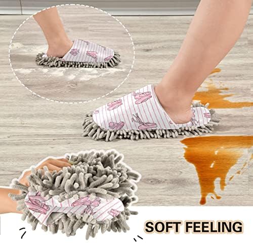Ergonomic ballet slippers for mopping perfect for cleaning without bending over