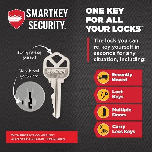 Kwikset Prava Handleset with Deadbolt Satin Nickel