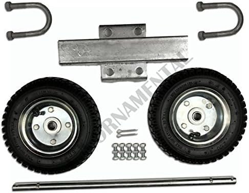Chain Link Fence Dual Pneumatic Tire PT10 Rolling Gate Carrier