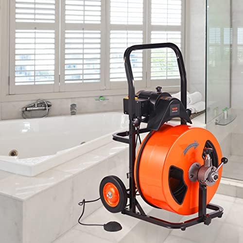 Efficient 100FT 34 Drain Snake for Easy Cleaning