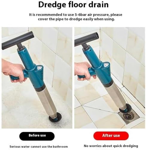 Gugliet Pneumatic Floor Drain Unclogging Tool