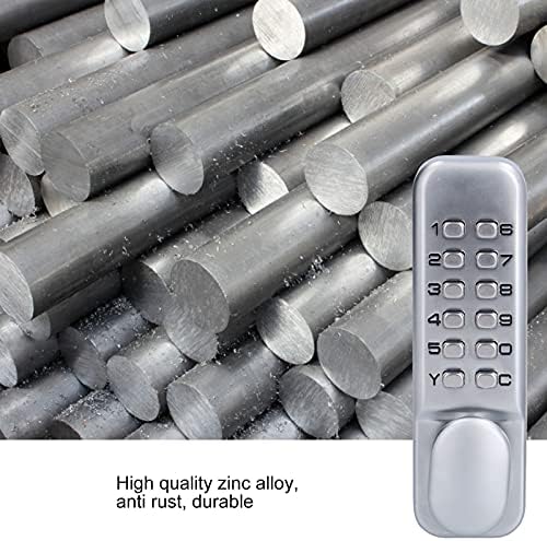 Sturdy Mechanical Keyless Door Lock with Keypad for Front Doors