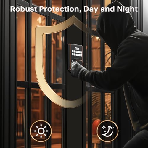Secure Front Door with Fingerprint Entry
