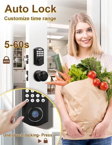 Super Secure Entry Door Lock with Fingerprint Smart Door Lock Set