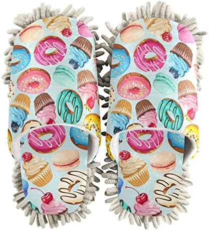 DOMIKING Sweets Mop House Slippers