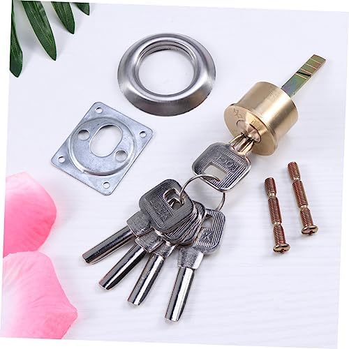 UKCOCO 2-Piece Rim Lock Cylinder Replacement Set