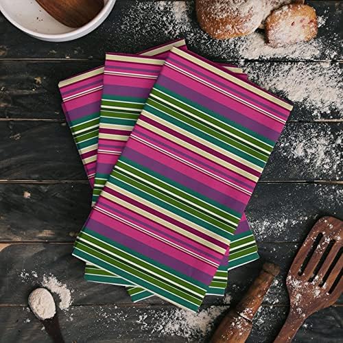Colorful Stripes Kitchen Towels