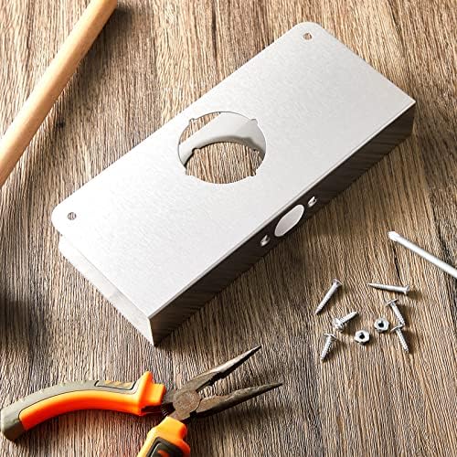 Dunzy Door Reinforcement Plate - Strengthen Secure Your Door in Seconds